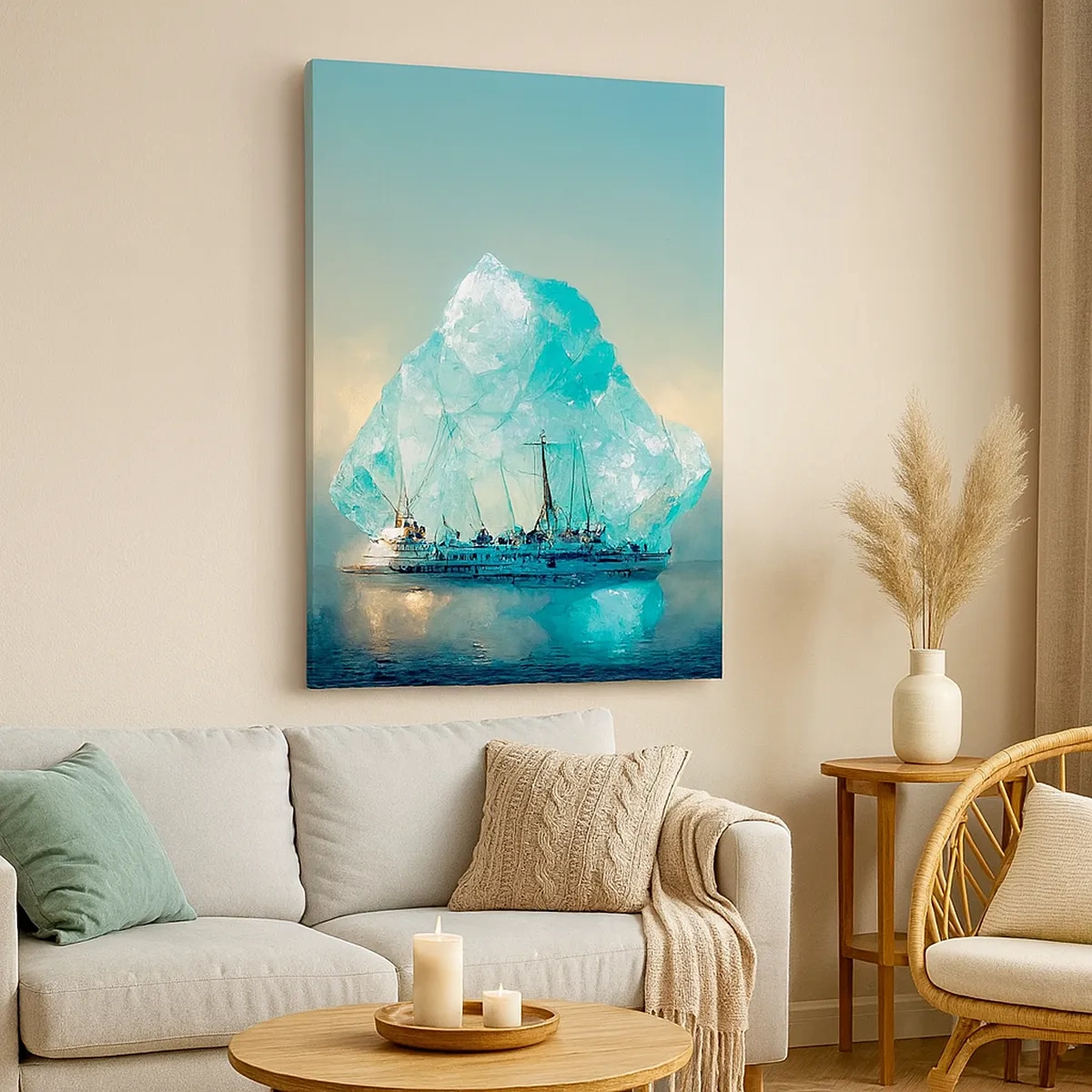 Canvas picture - Arctic Diamond - 50x70 cm