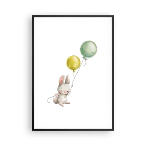 Poster in black frame - I Will Fly Too! - 70x100 cm