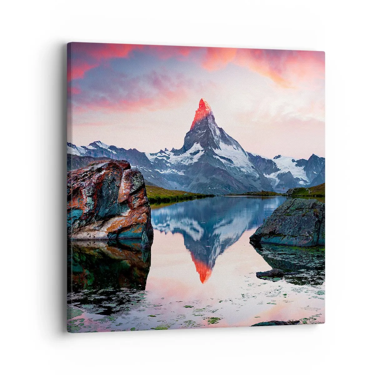 Canvas picture - Heart of the Mountains Is Hot - 40x40 cm