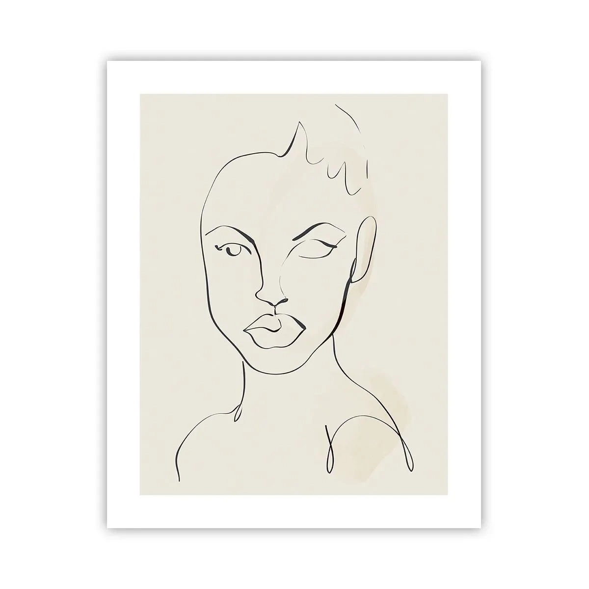 Poster - Outline of Sensuality - 40x50 cm