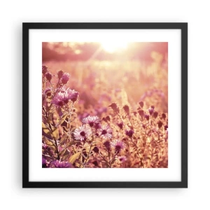 Poster in black frame - Before Summer Goes - 40x40 cm
