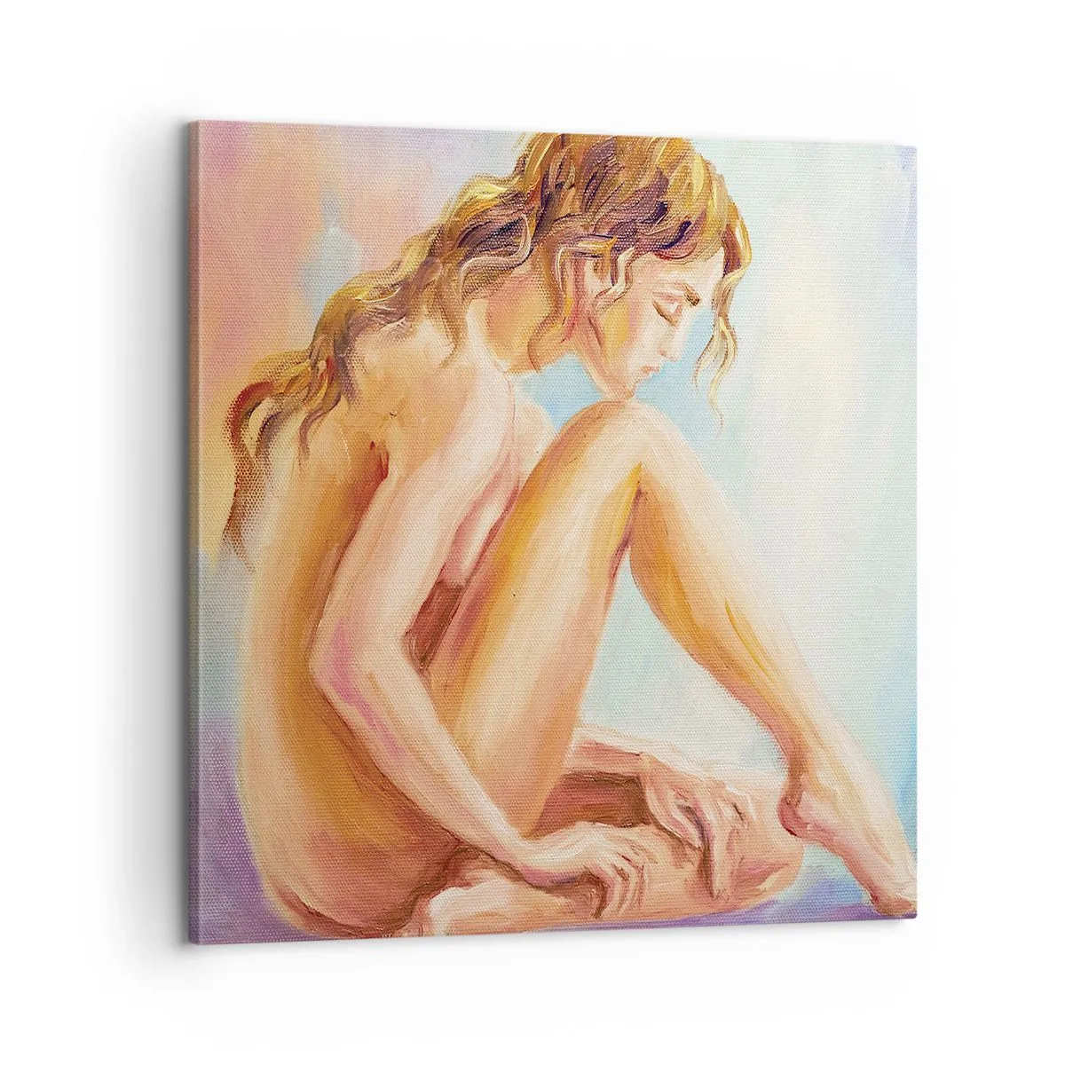 Canvas picture - Nude of Youth - 60x60 cm