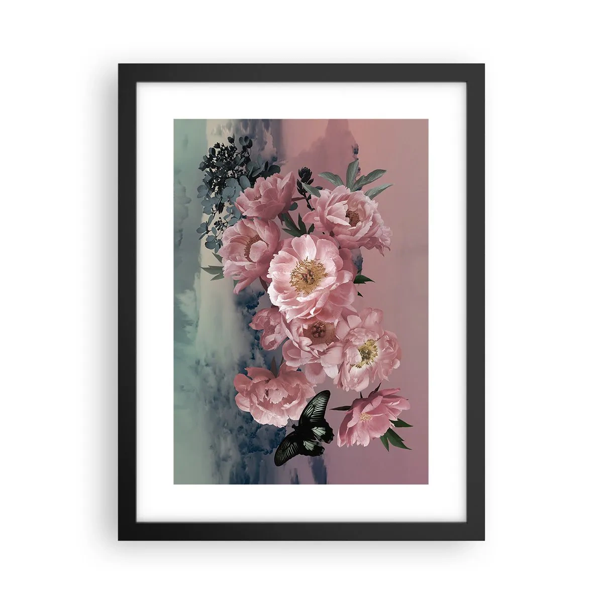 Poster in black frame - Peak of Romanticism - 30x40 cm