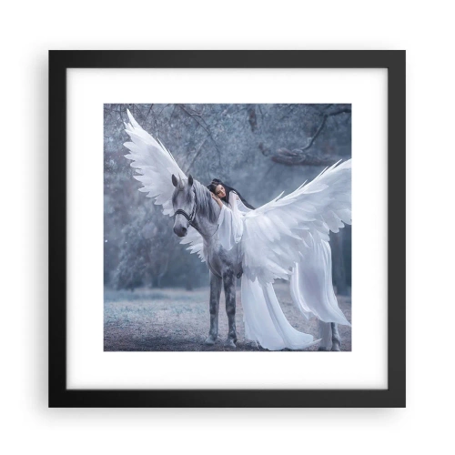 Poster in black frame - Inspired Moment - 30x30 cm