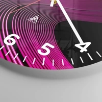 Clock face with numbers