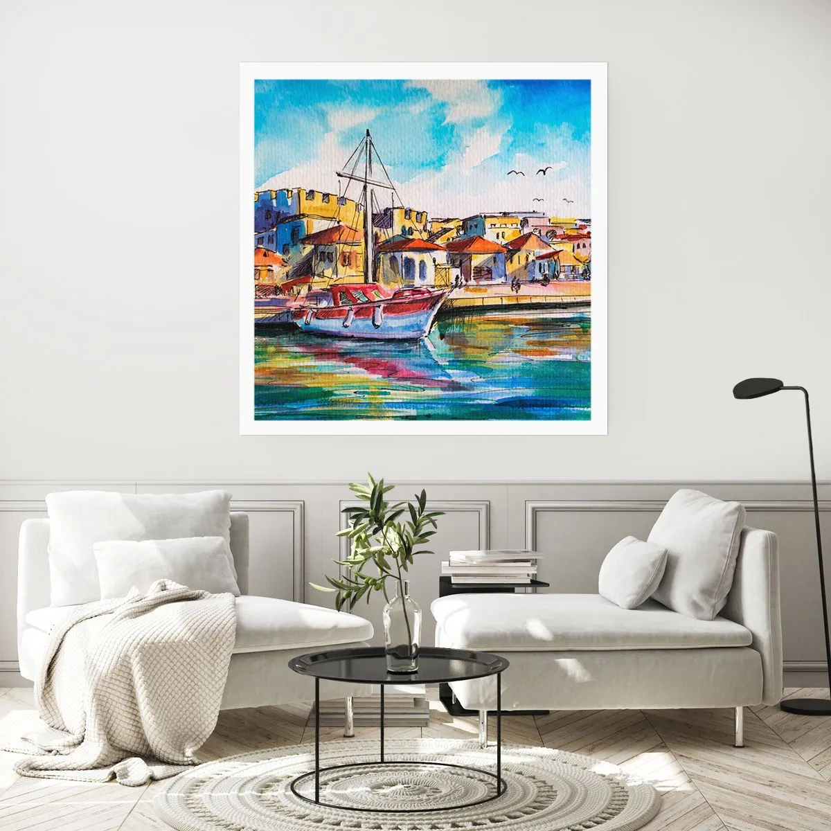 Poster - Rainbow Afternoon - 40x40 cm