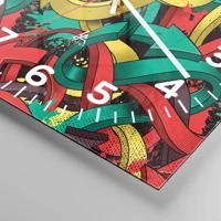 Clock face with numbers