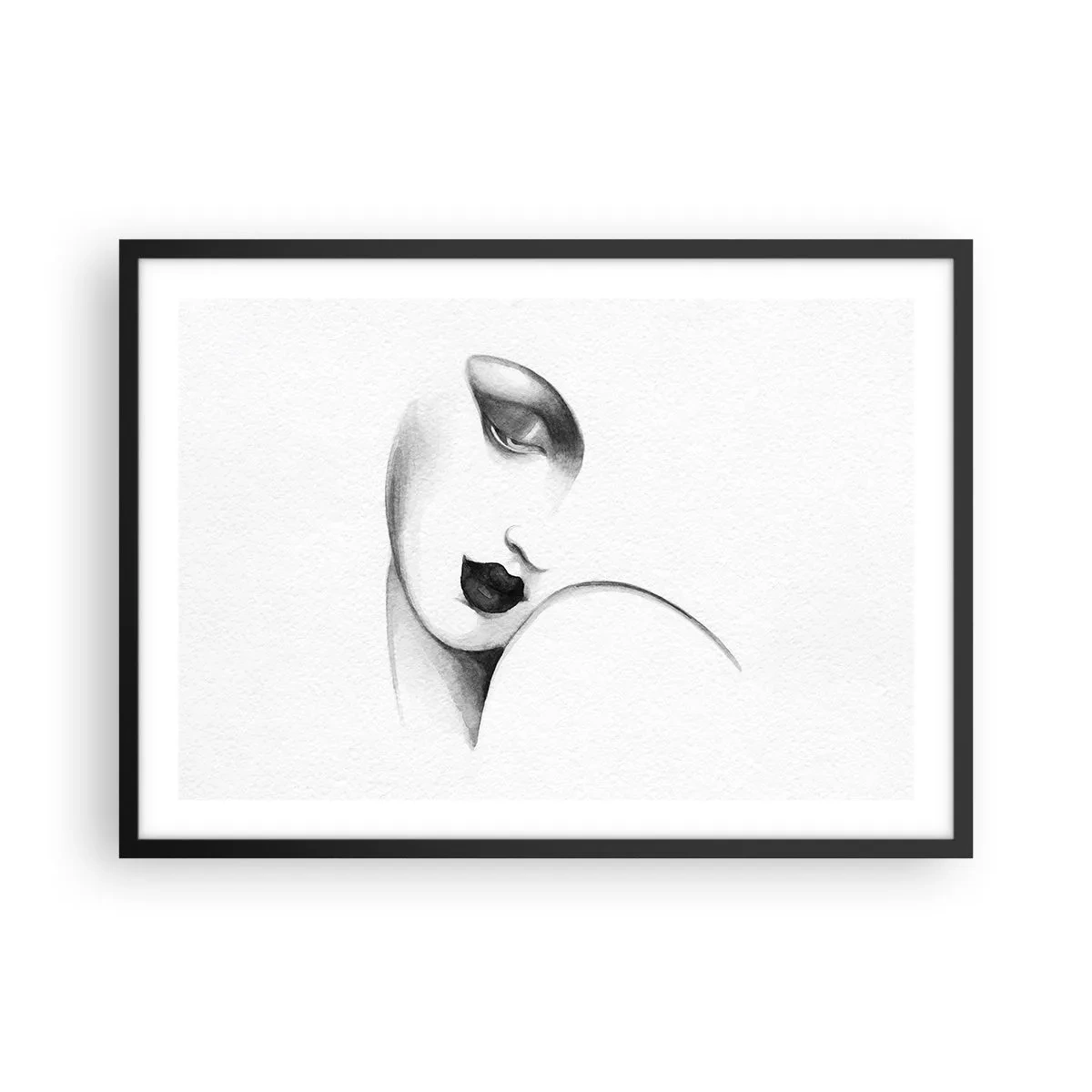 Poster in black frame - Lempicka Style - 70x50 cm
