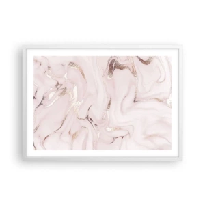 Poster in white frmae - In Pink - 70x50 cm