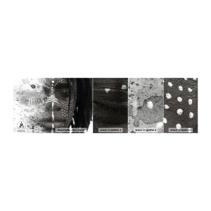 Photo Wallpaper Sample Standard Eco - Dsicover Primordial Spirit - Portrait of a Woman, Woman, African American - 100x30 cm