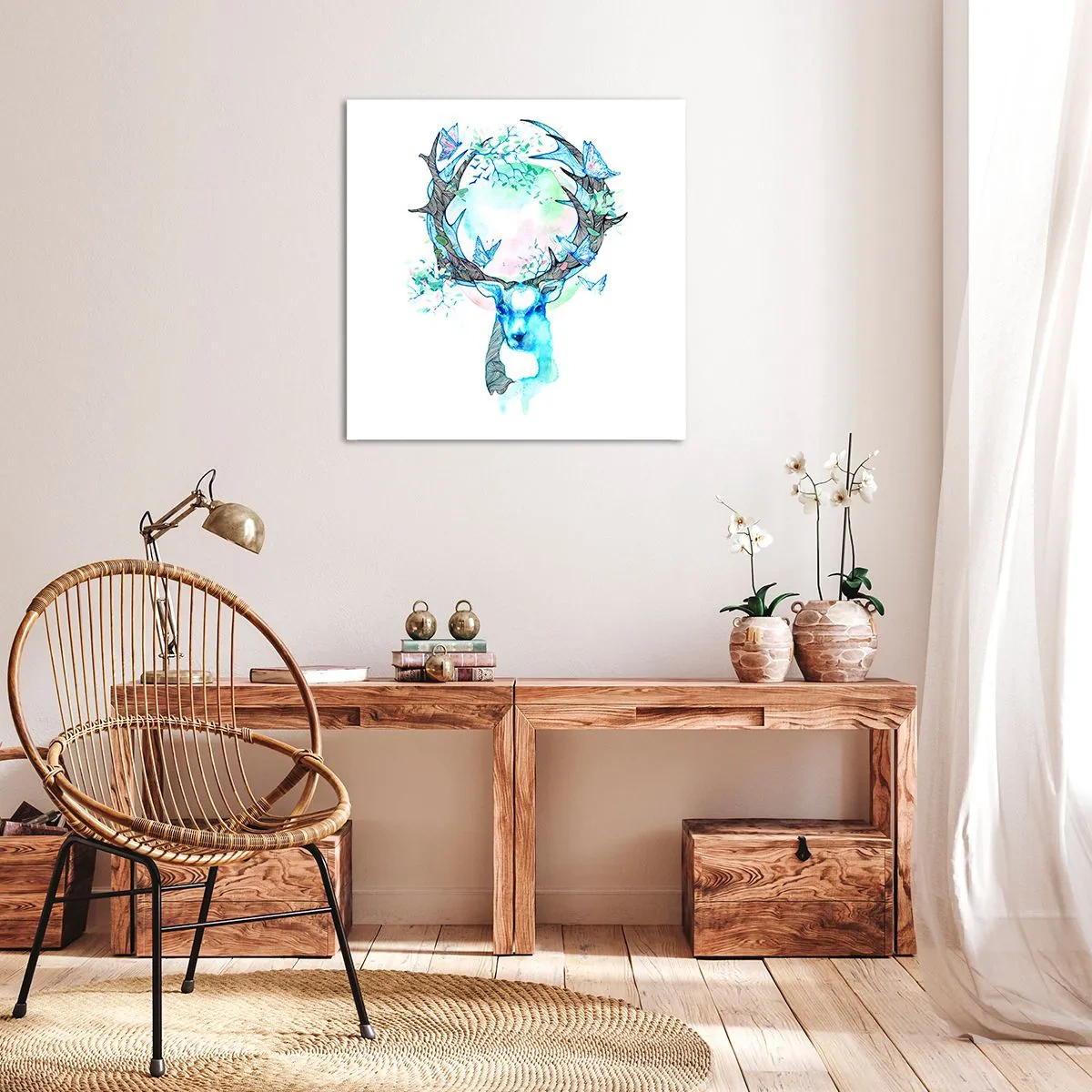 Canvas picture - Power and Gentleness of Nature - 40x40 cm