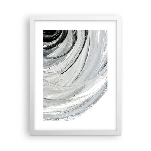 Poster in white frmae - Orbital Composition - 30x40 cm