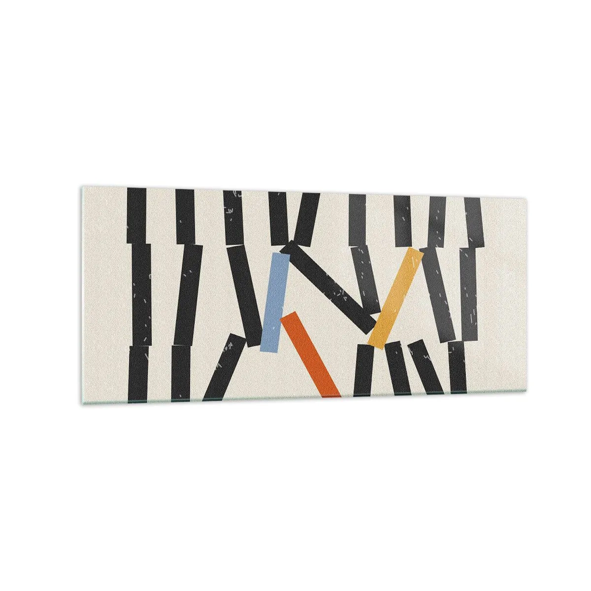 Glass picture - Domino - Composition - 120x50 cm