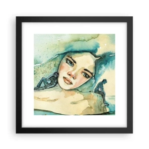 Poster in black frame - Am I Blue? - 30x30 cm