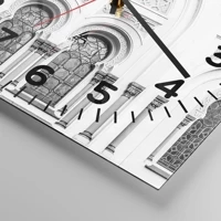 Clock face with numbers