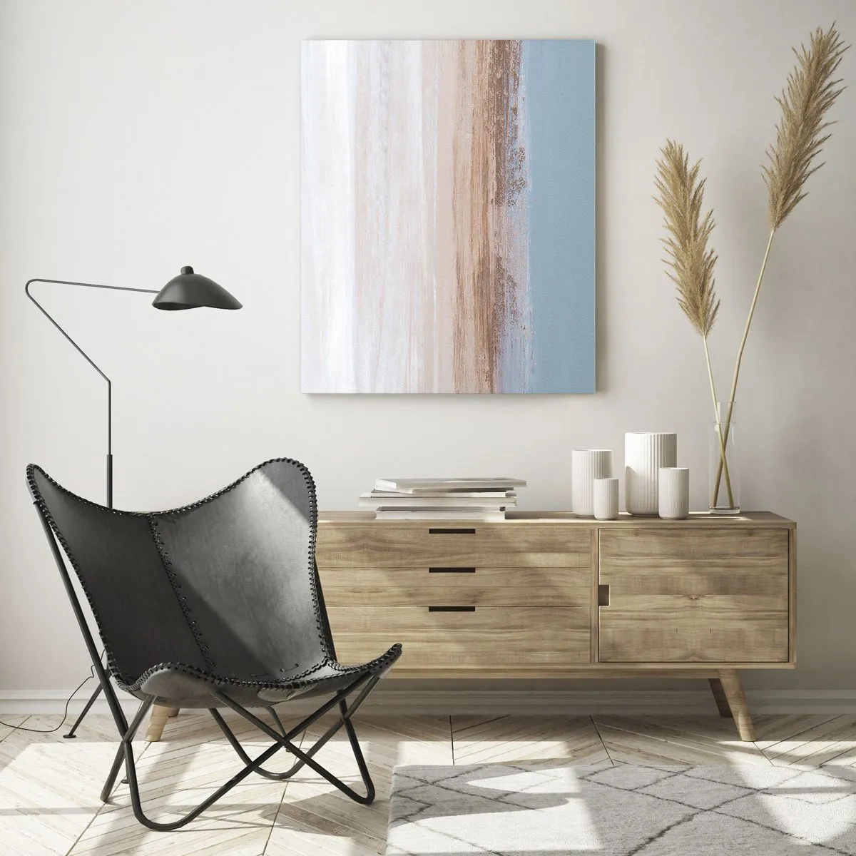 Glass picture - Ambiguous Landscape - 70x100 cm