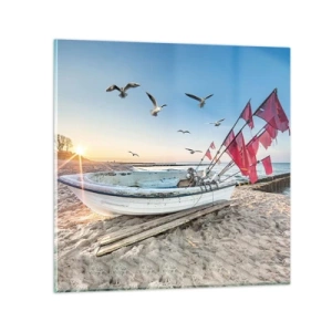 Glass picture - Deserved Rest - 70x70 cm