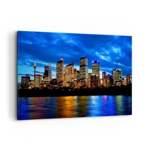 Canvas picture - Night of Lights and Colours - 120x80 cm