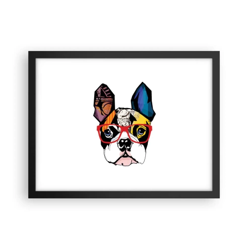 Poster in black frame - Intellectual - 40x30 cm