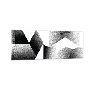 Glass picture - Angles and Ovals - 140x50 cm