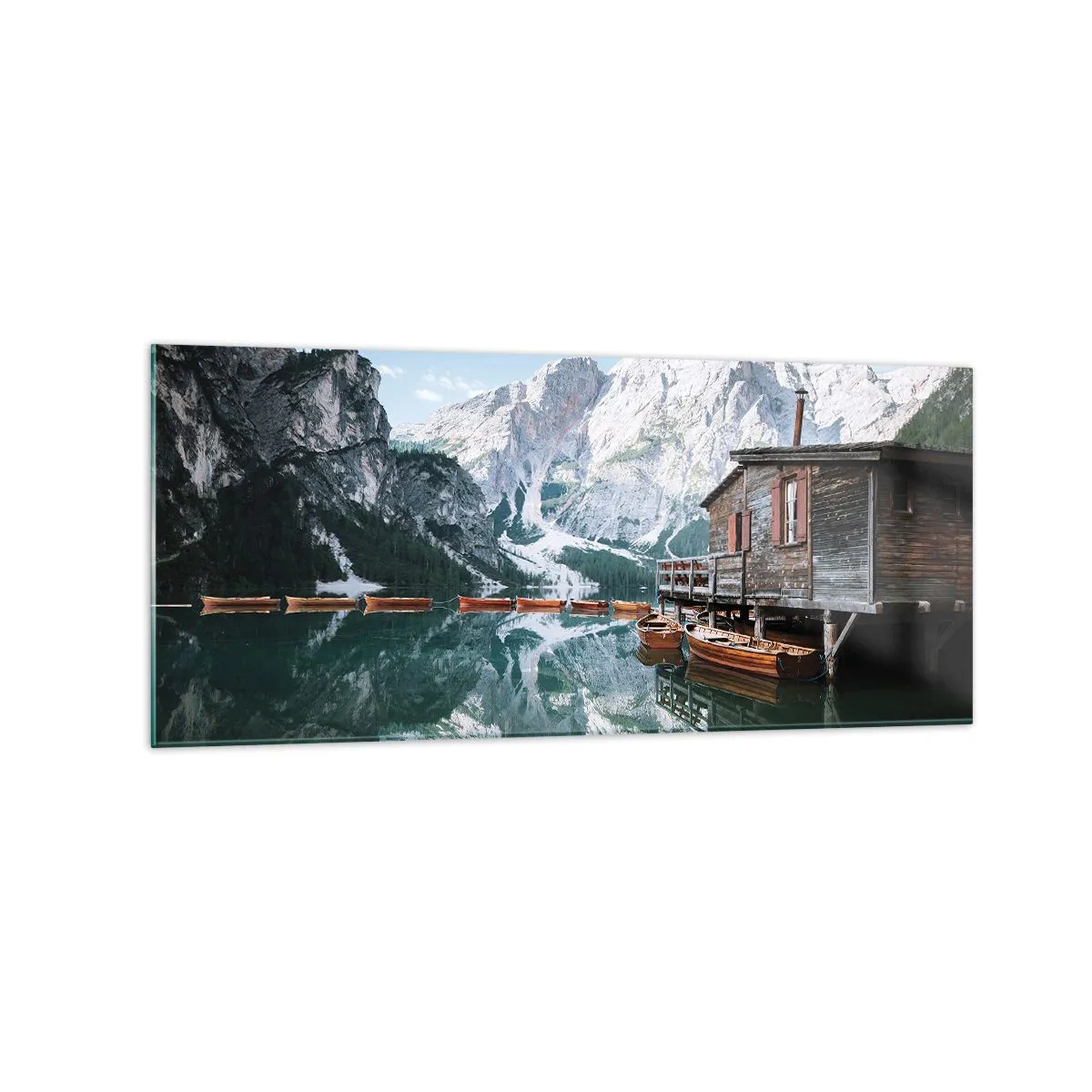 Glass picture - Crystal, Mountain Morning - 120x50 cm