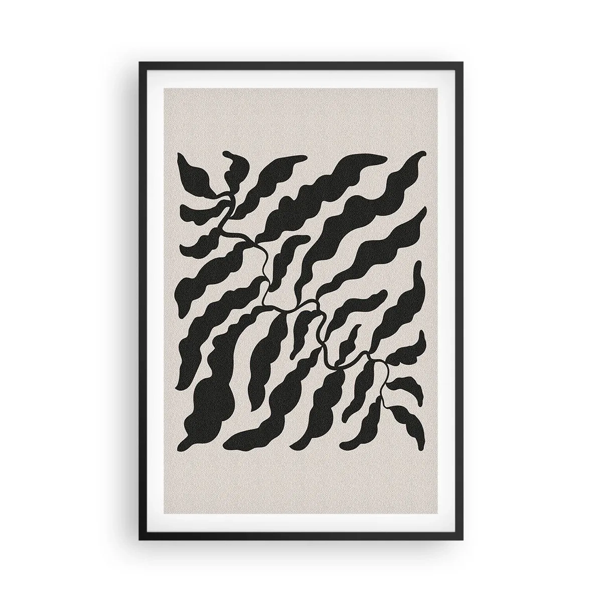 Poster in black frame - Nature of a Square - 61x91 cm