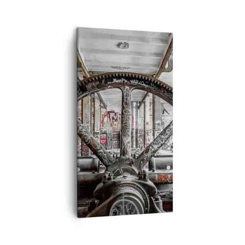 Canvas picture - Secret Life of a Factory - 45x80 cm