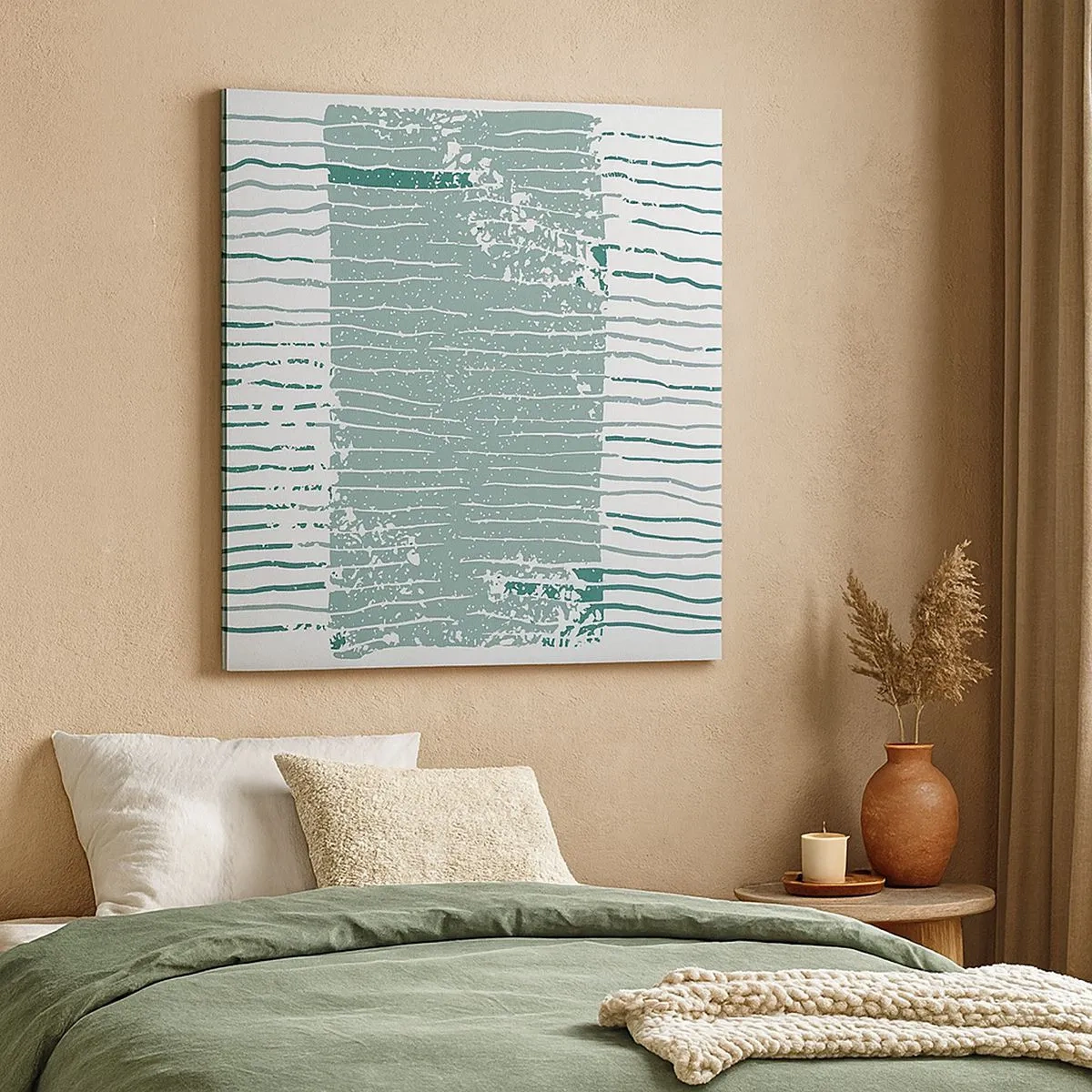 Canvas picture - Sea Abstract - 30x30 cm