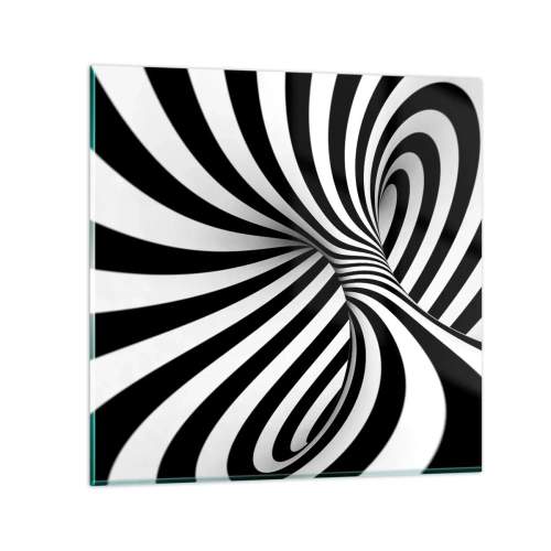 Glass picture - Composition: Dancing Space - 50x50 cm