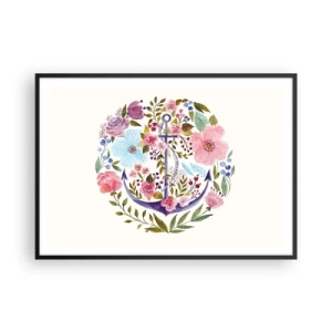 Poster in black frame - Good Dream of a Sailor - 100x70 cm