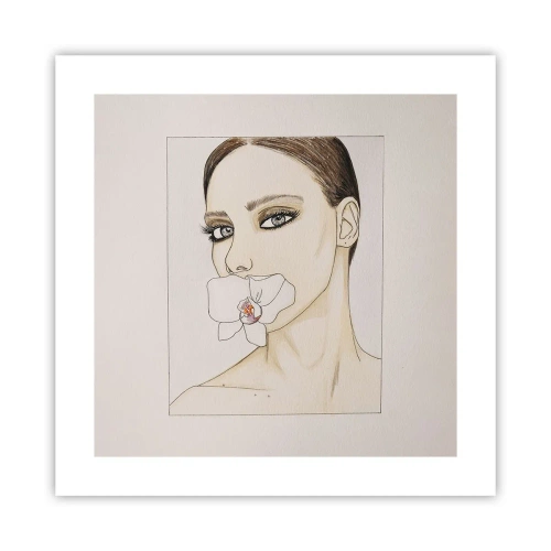 Poster - Symbol of Elegance and Beauty - 40x40 cm