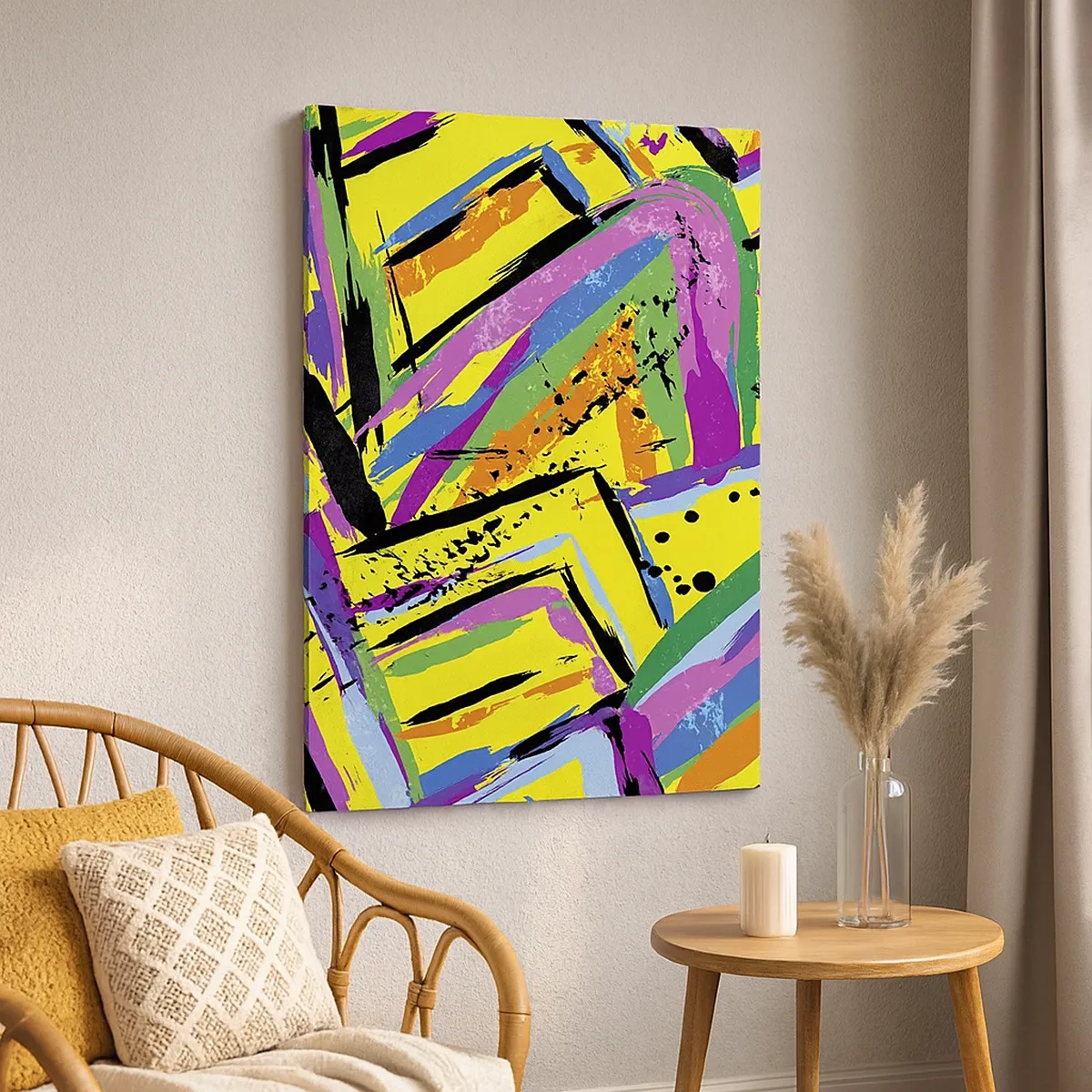 Canvas picture - Screaming from Joy - 50x70 cm