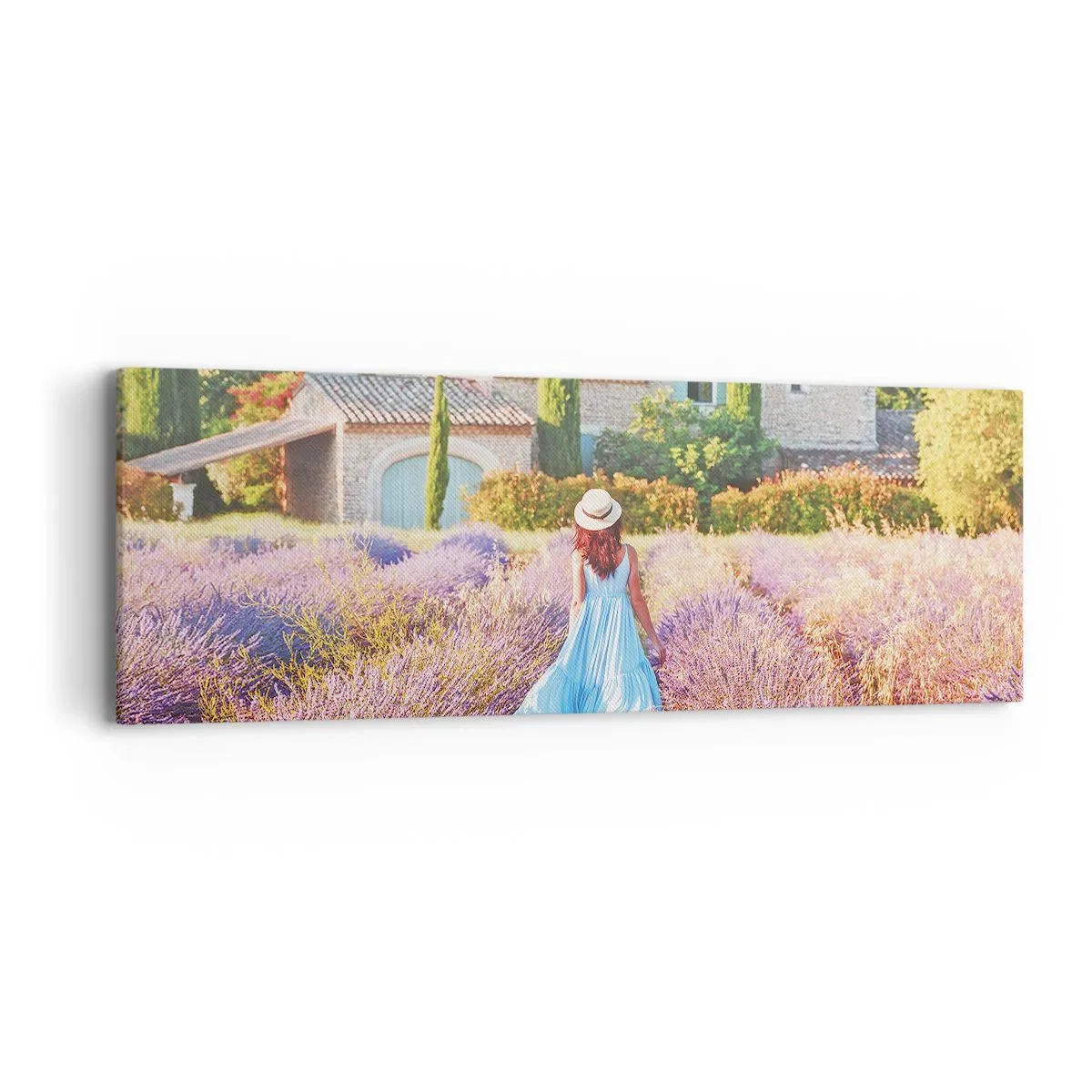 Canvas picture - Lavender Girl - 90x30 cm