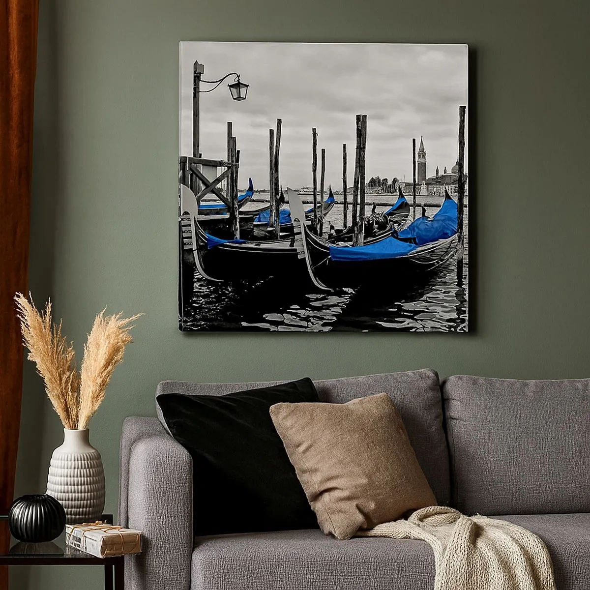 Canvas picture - Thoughtful Venice - 30x30 cm