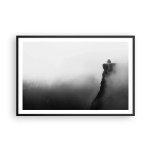 Poster in black frame - On the Edge of the World - 91x61 cm