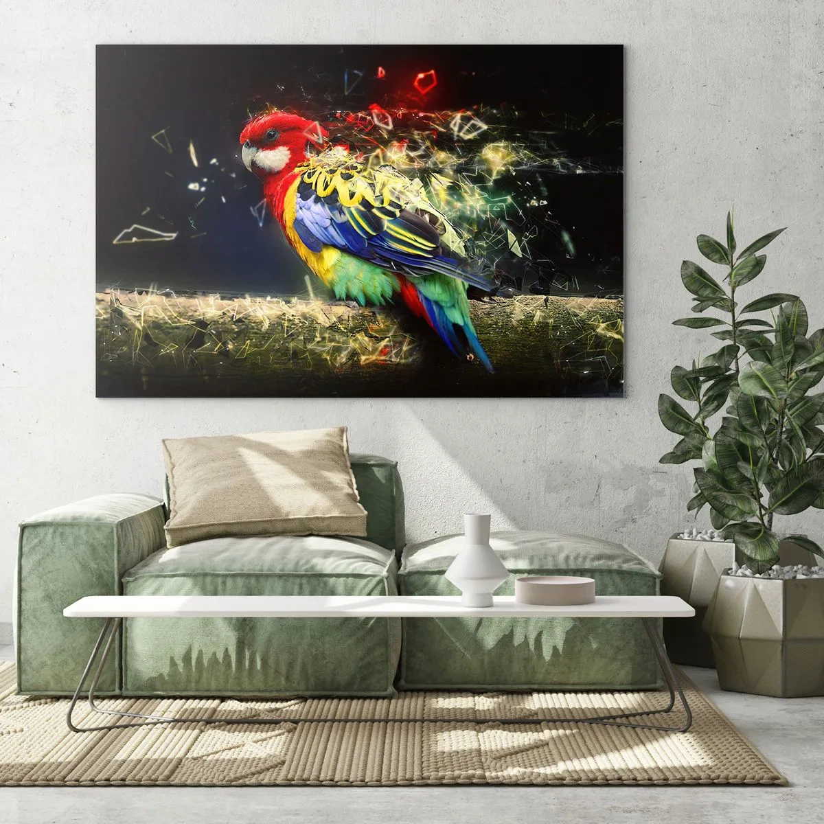 Glass picture - Messenger of Light - 120x80 cm