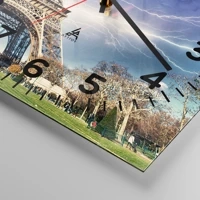 Clock face with numbers