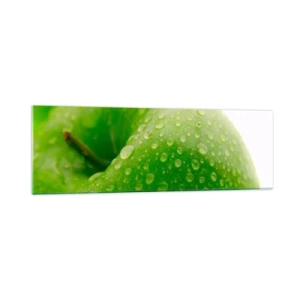 Glass picture - Green, Cool Freshenss - 160x50 cm