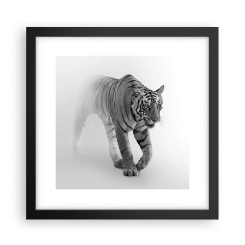 Poster in black frame - Crouching in Fog - 30x30 cm