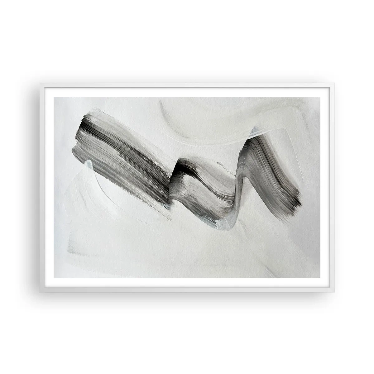 Poster in white frmae - Casually for Fun - 100x70 cm