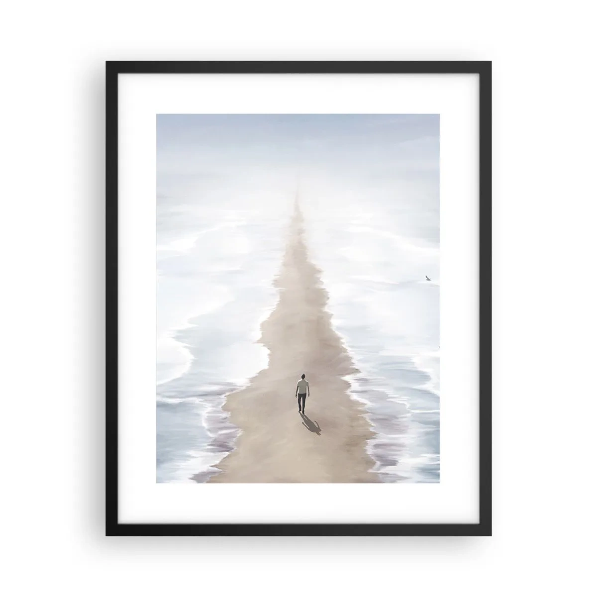 Poster in black frame - Bright Future - 40x50 cm