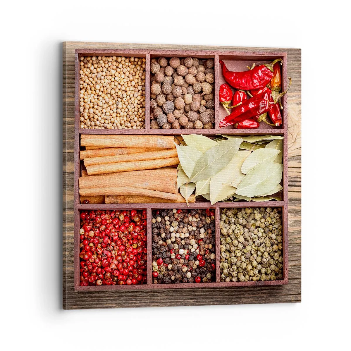 Canvas picture - Order of Shapes, Bunch of Aromas - 70x70 cm