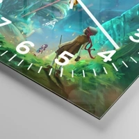 Clock face with numbers