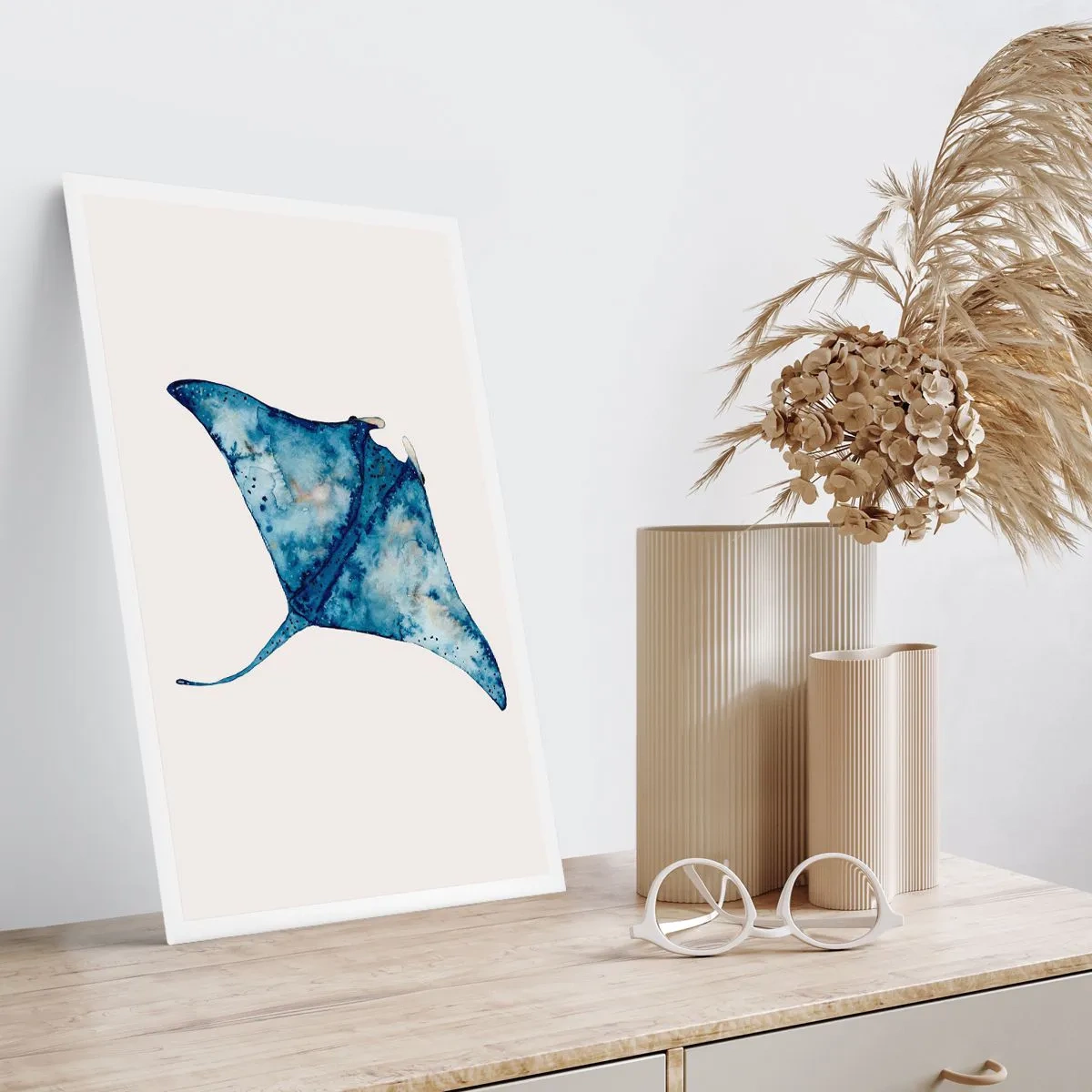 Poster - Life In Blue - 30x40 cm