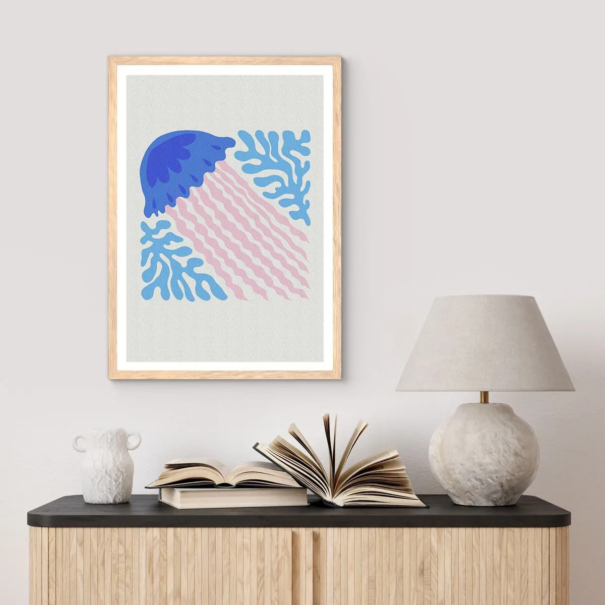 Poster in light oak frame - Like from Another World - 61x91 cm