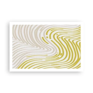 Poster - Composition with a Gentle Curve - 91x61 cm