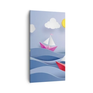 Canvas picture - Rocking the Waves - 55x100 cm