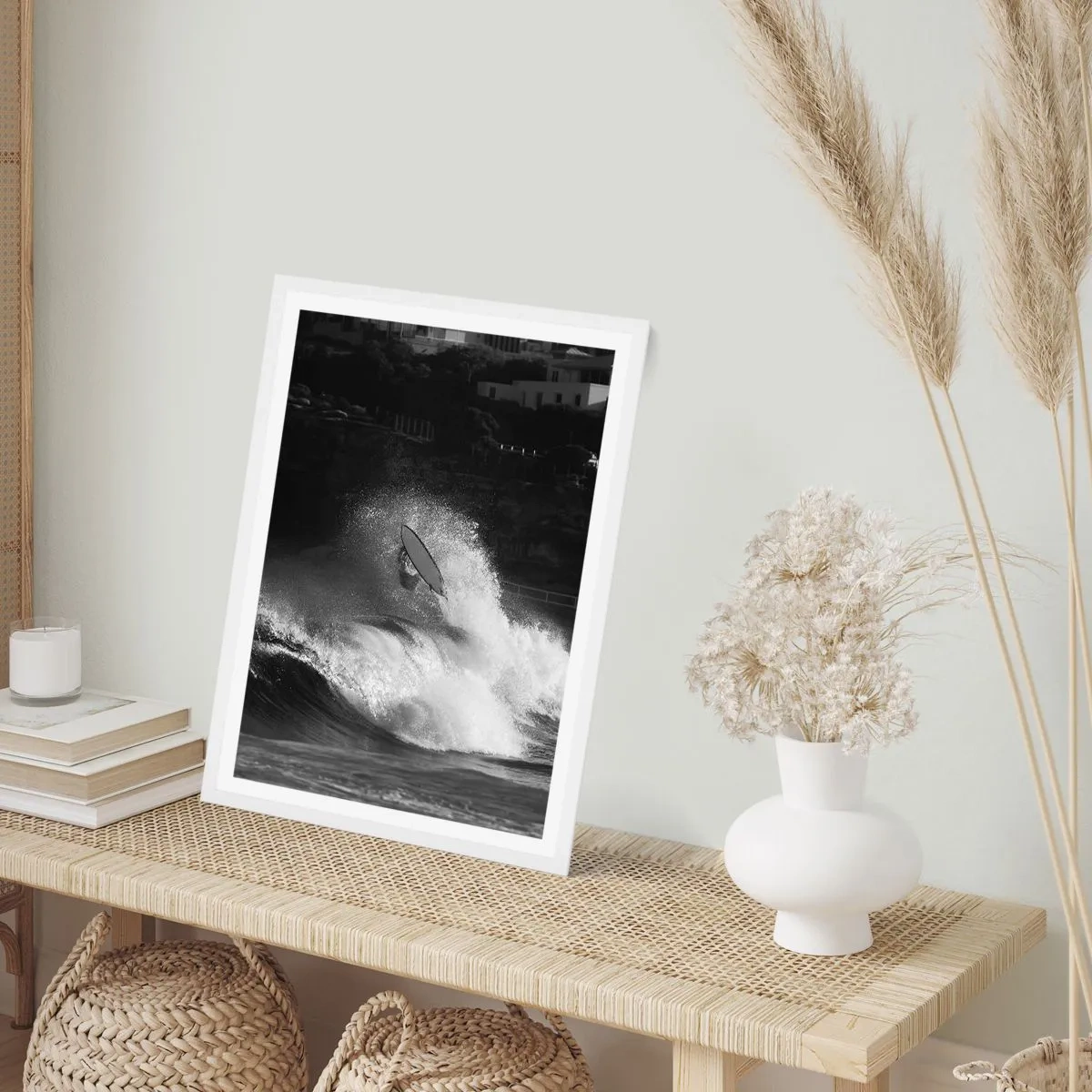 Poster in white frmae - Challenge Accepted! - 61x91 cm