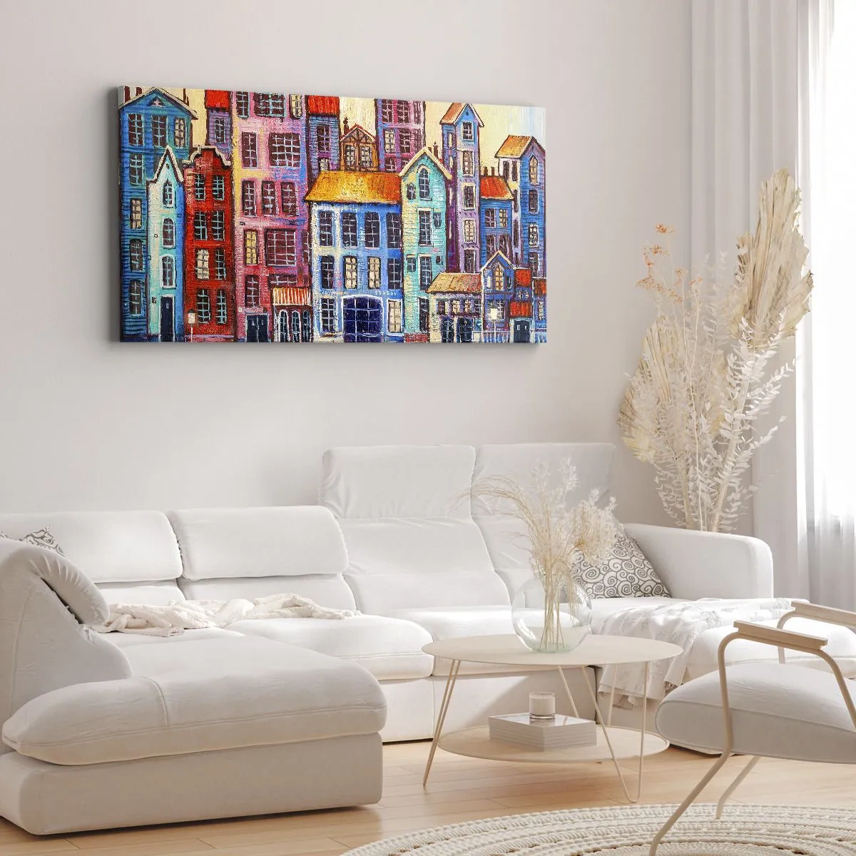 Canvas picture - City Like From a Fairytale - 90x30 cm
