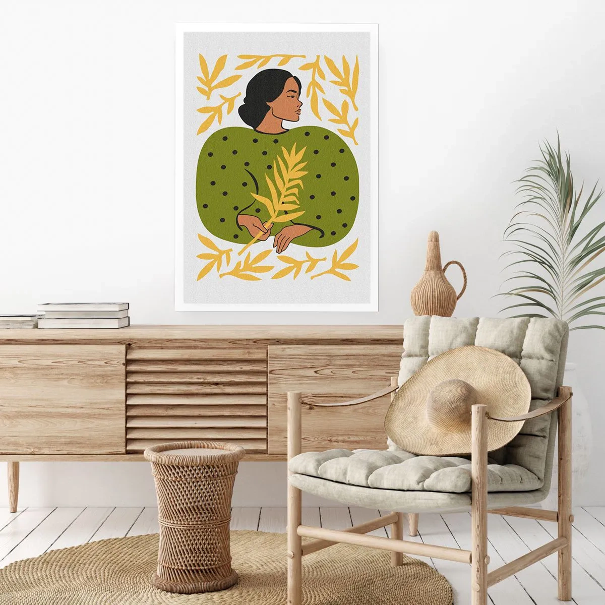 Poster - Hawaian Girl - 30x40 cm